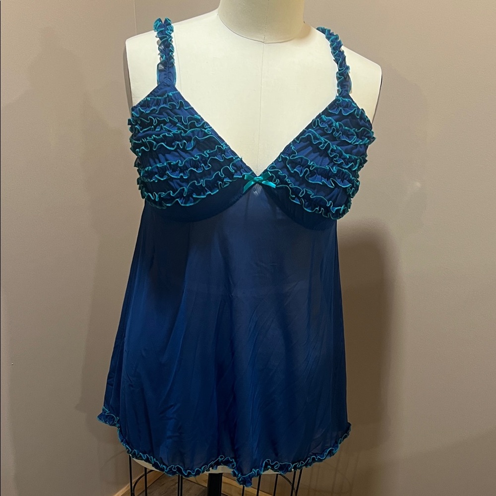 Cacique Ruffled chemise 3x